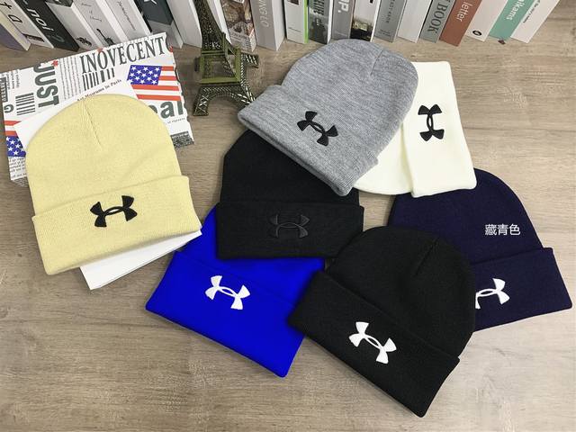 8726 An Dema embroidered knitted hat autumn and winter couple all-match hat wool