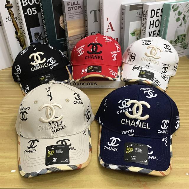 8568 Chanel embroidered baseball cap casual outdoor cap for men and women Adjust