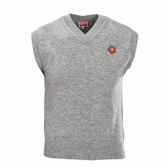 Kenzo Takada Kenzo Kz men's Boke Begonia flower pullover knitted sweater vest is