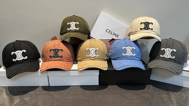 8454 Arc de Triomphe cut hole baseball cap for men and women couples all-match h