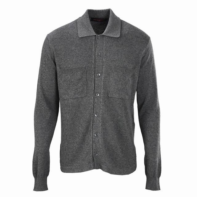 Louis Vuitton Lv double-pocket intarsia cardigan sweater, authentic, purchased i