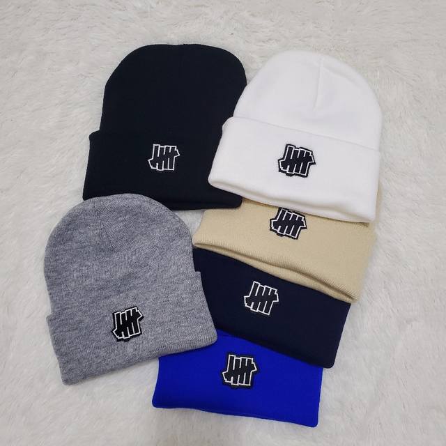 8125 irregular five-bar patch embroidery wool hat One size fits all colors: blue