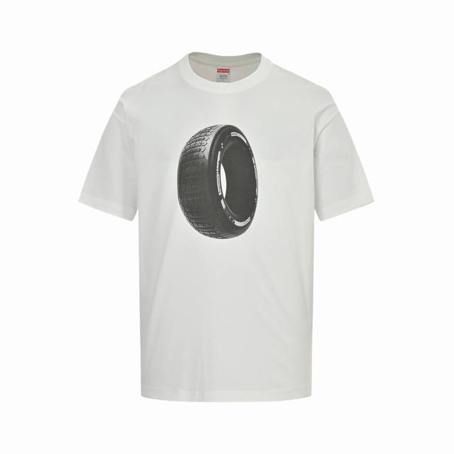 Supreme Week 1 Tire Tee Tire Print Short Sleeve Size: S-Xl