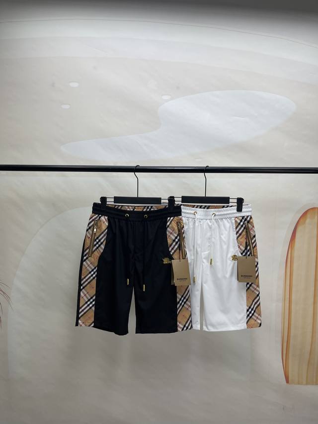 Burberry 25Ss quick-drying beach shorts, the same style as the Burberry counter.