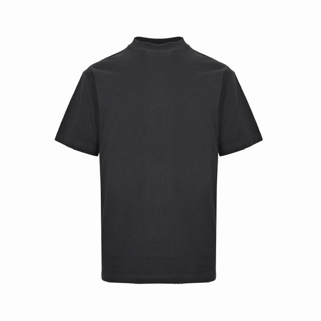 Balenciaga 25Ss short-sleeved shirt with graffiti letters printed on the back is