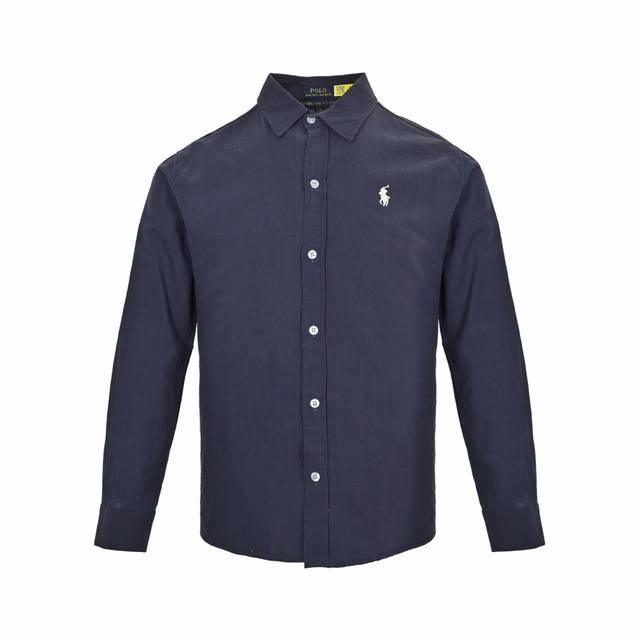 Ralph Lauren 24Fw Embroidered Small Logo Shirt Ralph Lauren Spring and Summer Li