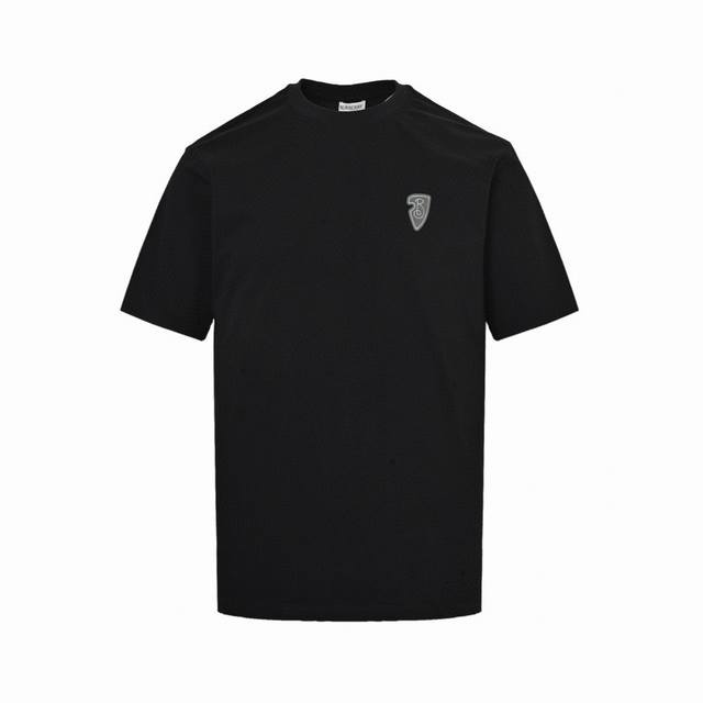 Burberry's new summer style horse knight foam print round neck short-sleeved T-s