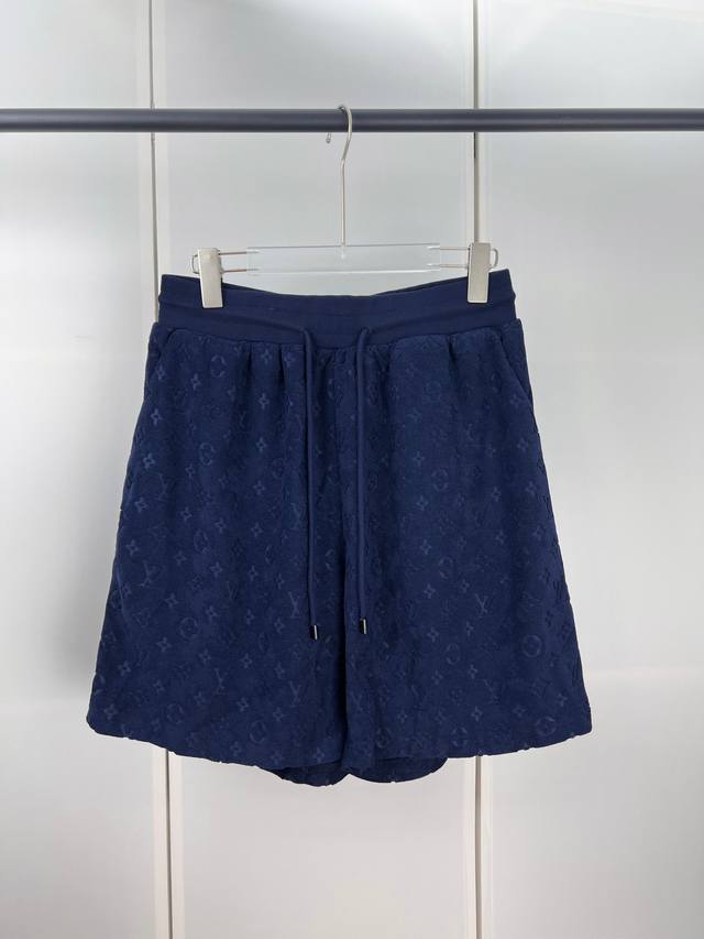 1V Louis old flower towel drawstring shorts SML Xl