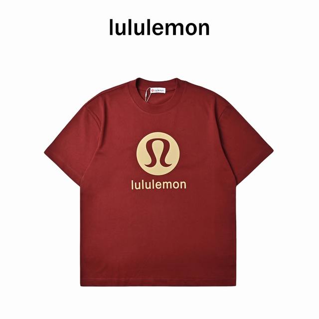 Lululemo* 25Ss new flocked short-sleeved T-shirt. This year's fabric has been up