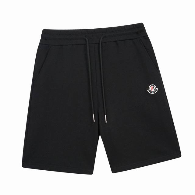 Moncler Moncler summer new classic small logo embroidered casual shorts pure cot