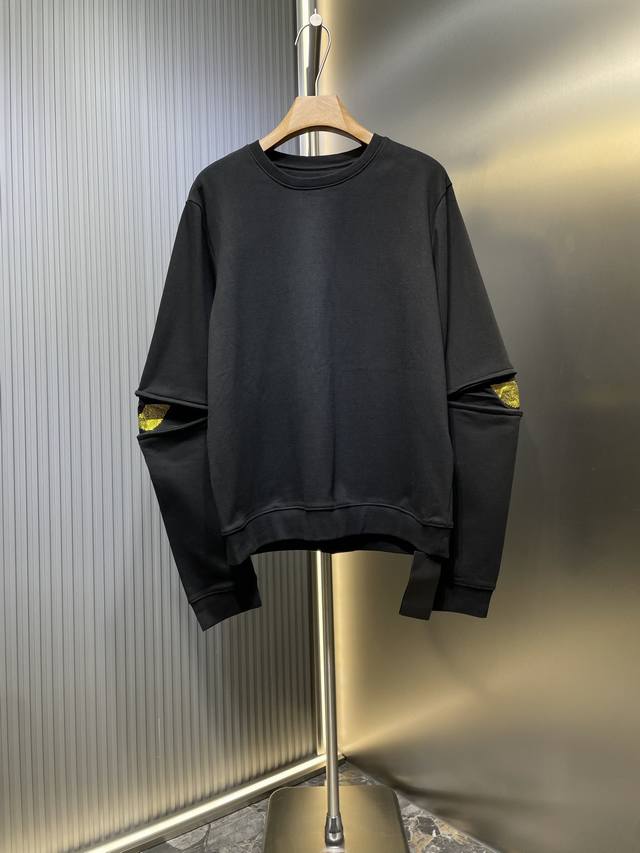 Fendi's premium, original classic Little Monster rhinestone sweatshirt. Fabric: