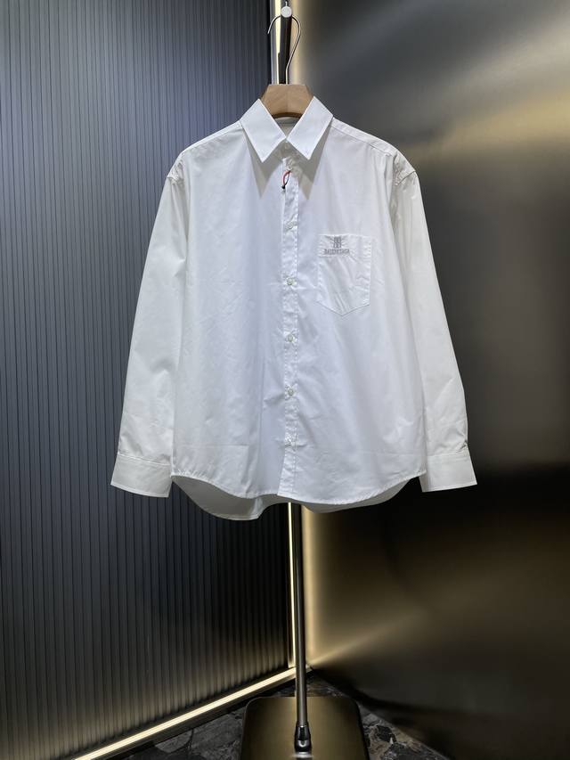 Balenciaga Nano top-grade original Bb embroidered shirt, customized exquisite pr