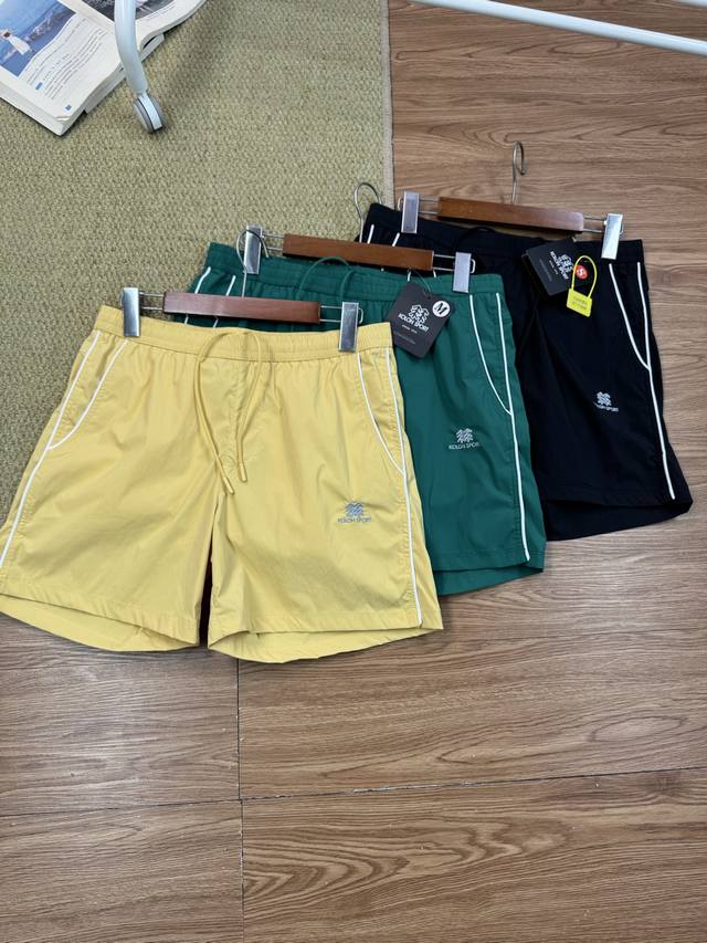 Kolon Quick-Dry Summer Stretch Water-Repellent Outdoor Sports Shorts - Loose, Br