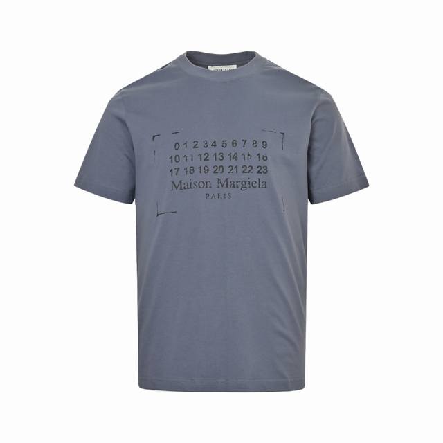 Maison Margiela 25Ss Distressed Number Print Short Sleeve. This new Maison Margi