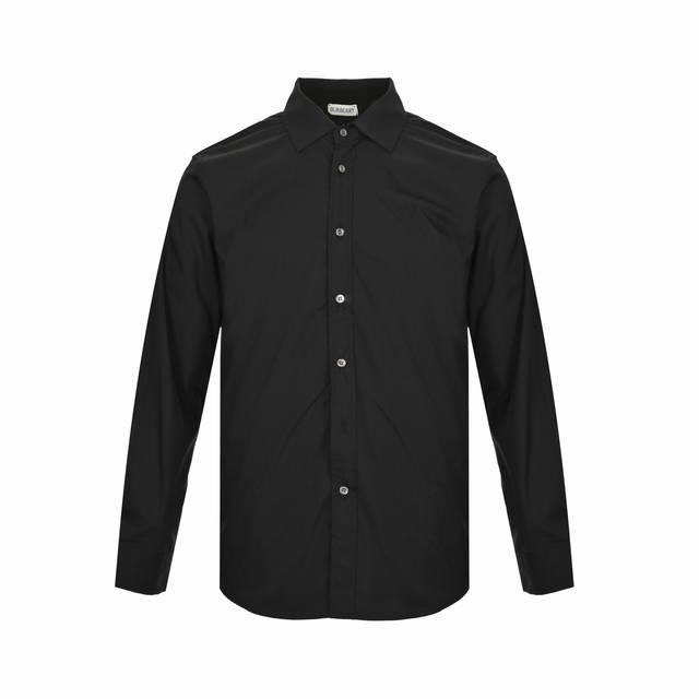 Burberry Shield Embroidered Shirt. This solid-color shirt is a timeless classic,