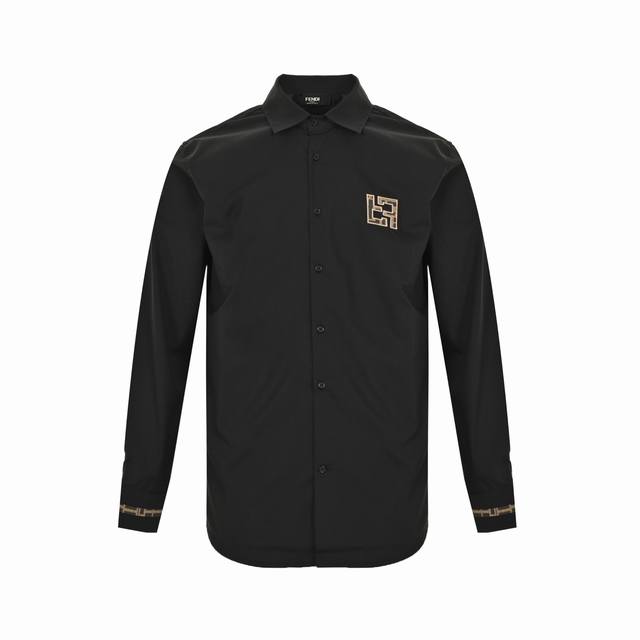 embroidered shirt features a simple and neat design, made from imported cotton,