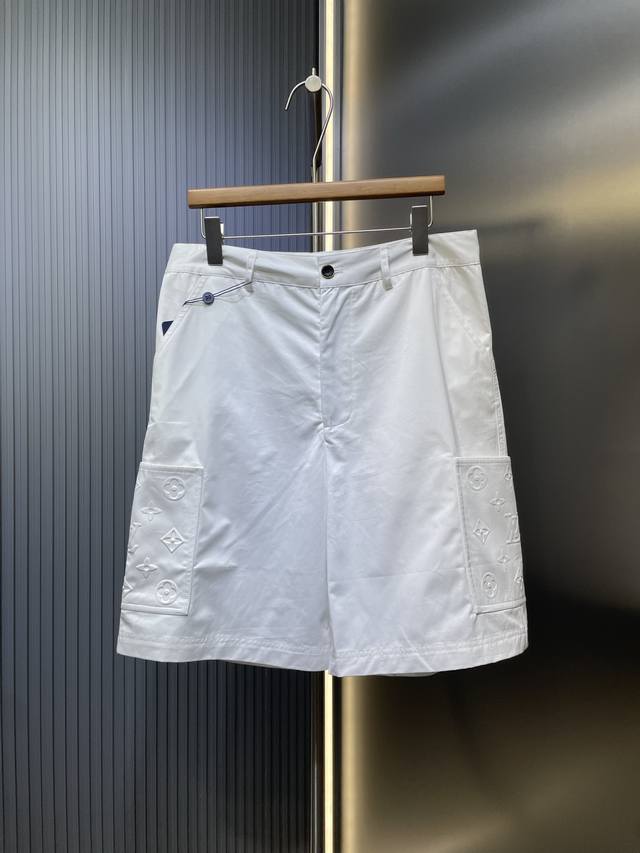 Louis Vuitton top-grade original embossed pocket shorts purchased for 9699. Fabr