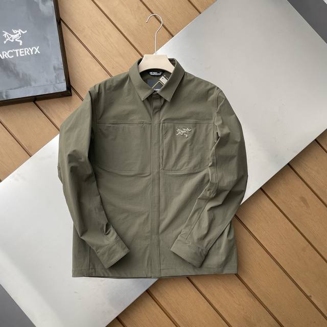 Arcteryx Cronin Cotton Overshirt. This stretch, windproof, and rainproof solid c