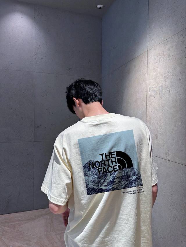 The North Face High-end Snow Mountain Couple Short-sleeved T-shirt Product param