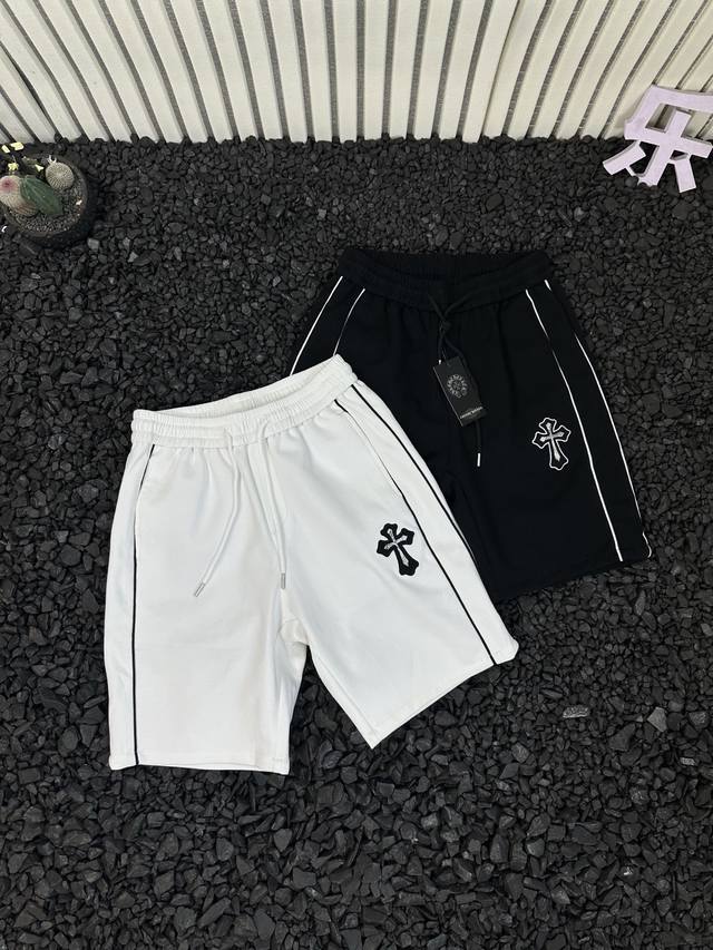 Chrome Hearts summer new logo embroidered design with elastic laces. These styli