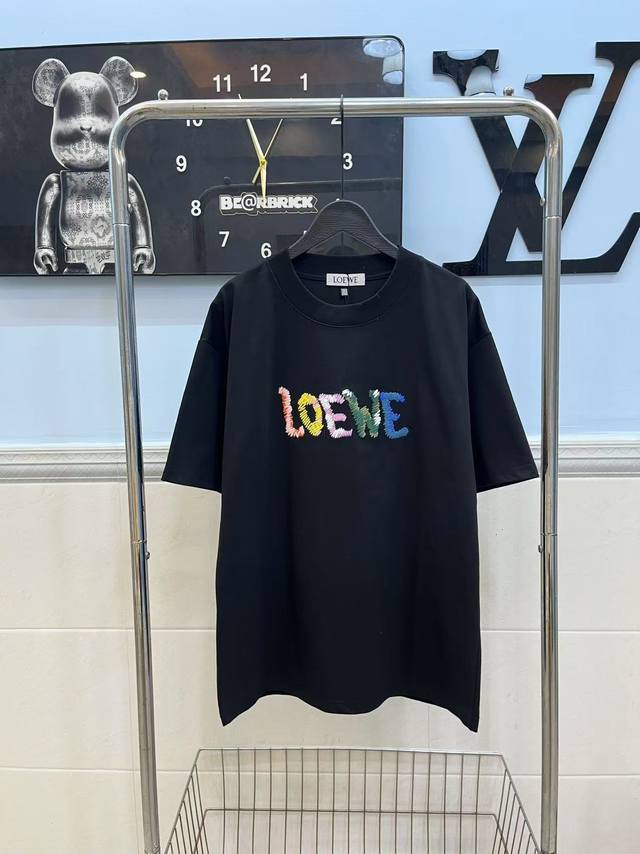 Style 113 Loewe's new towel embroidered T-shirt, made of high-quality 280G pure