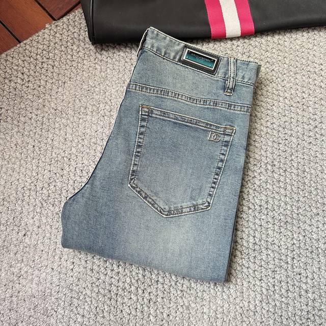 Dg''2025 new hot-selling jeans super customized style, the same classic logo as
