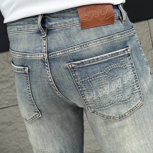 Dg Dujia's 2025 Spring/Summer new men's jeans are made from imported denim fabri
