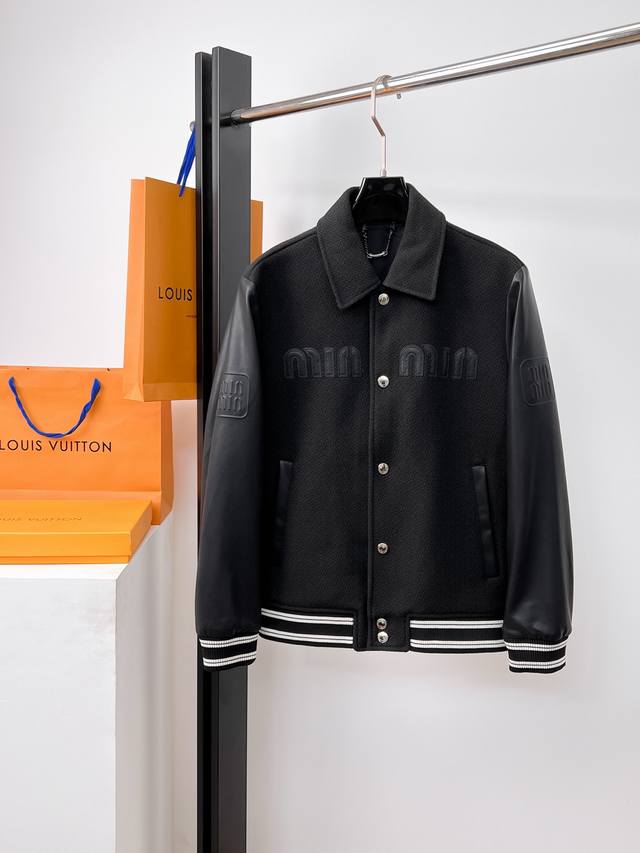 Miumiu official website style, now on sale! New spring 2025 men's jacket, featur