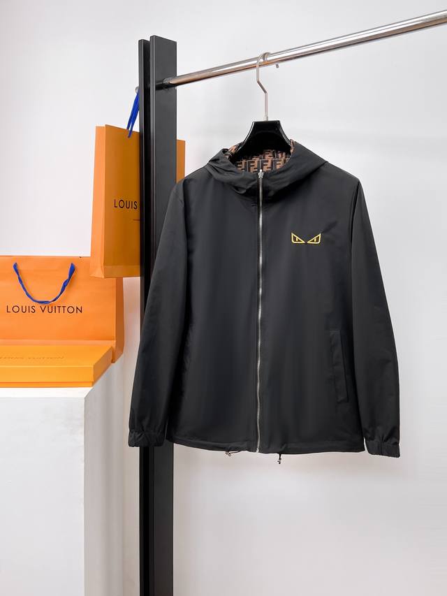 same style as Fendi's official website, now on sale! New Spring 2025 men's jacke