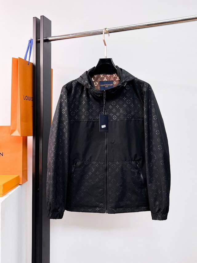 Lv 2025 Spring new men's jacket, a high-end version with all three original labe
