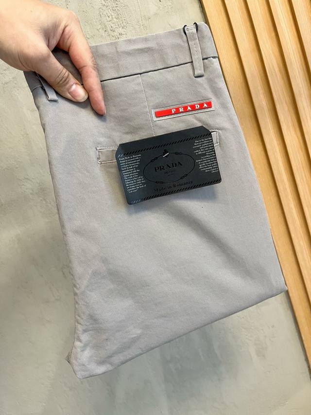Prada casual pants and suit pants, new spring/summer 2025Ss, high-end custom pan