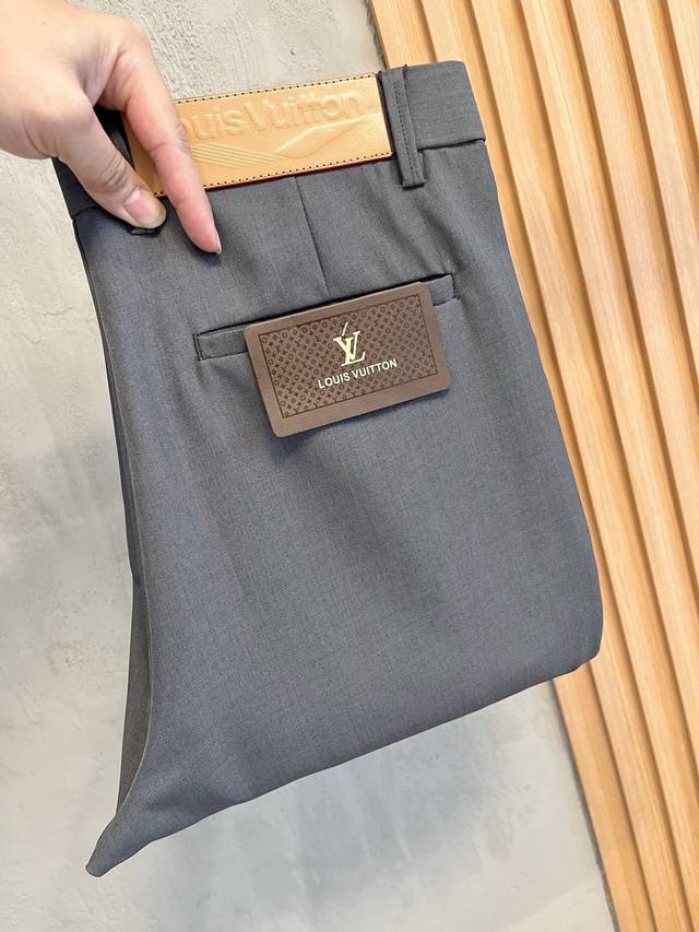 Lv Louis Vuitton casual pants suit pants 2025Ss spring and summer new high-end c
