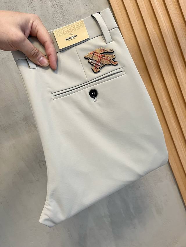 Burberry casual pants and suit pants 2025Ss new spring and summer high-end custo
