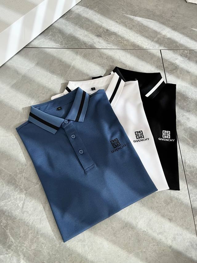 Givenc*Y Ji*Xi's latest classic logo embroidered lapel polo shirt for spring and