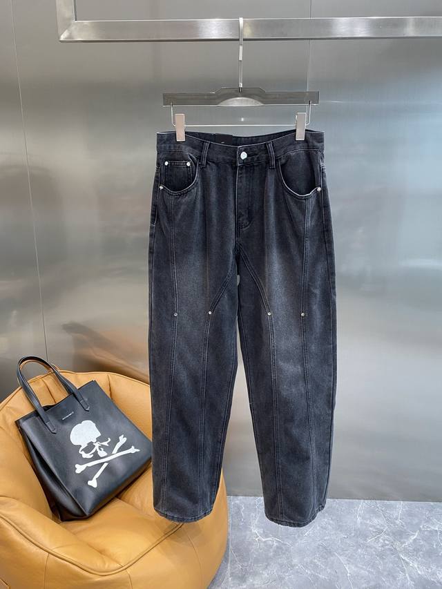 Prada denim, summer exquisite and casual light-colored denim, textured and super