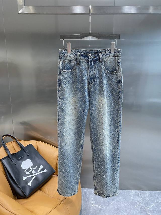 K-JAC retro tie-dye jeans, summer fashion new favorite light blue denim, after a