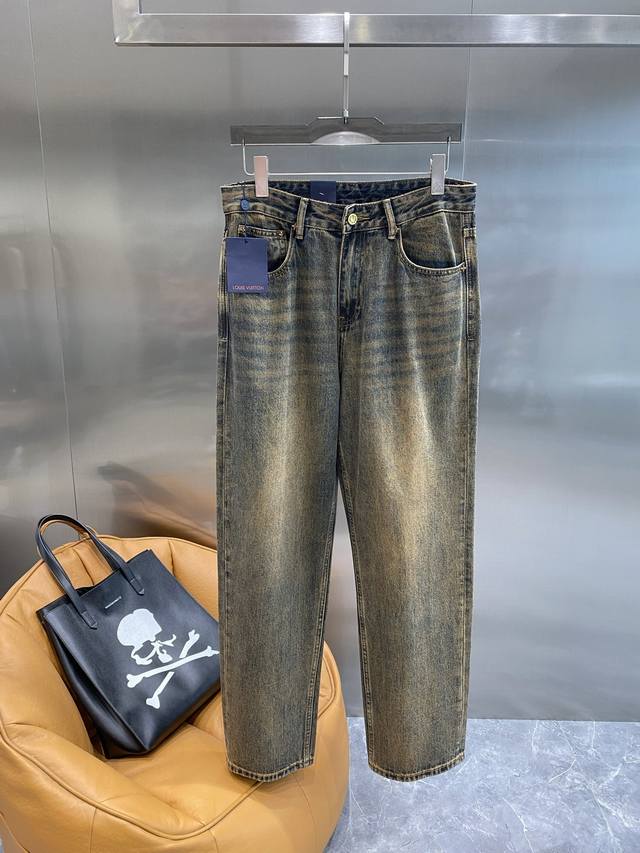 Donkey Lv denim, embodying a cool retro summer vibe. The unique dark denim mater