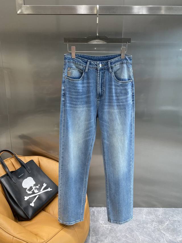 Burberry classic denim, a versatile summer fashion item. Made of classic blue de