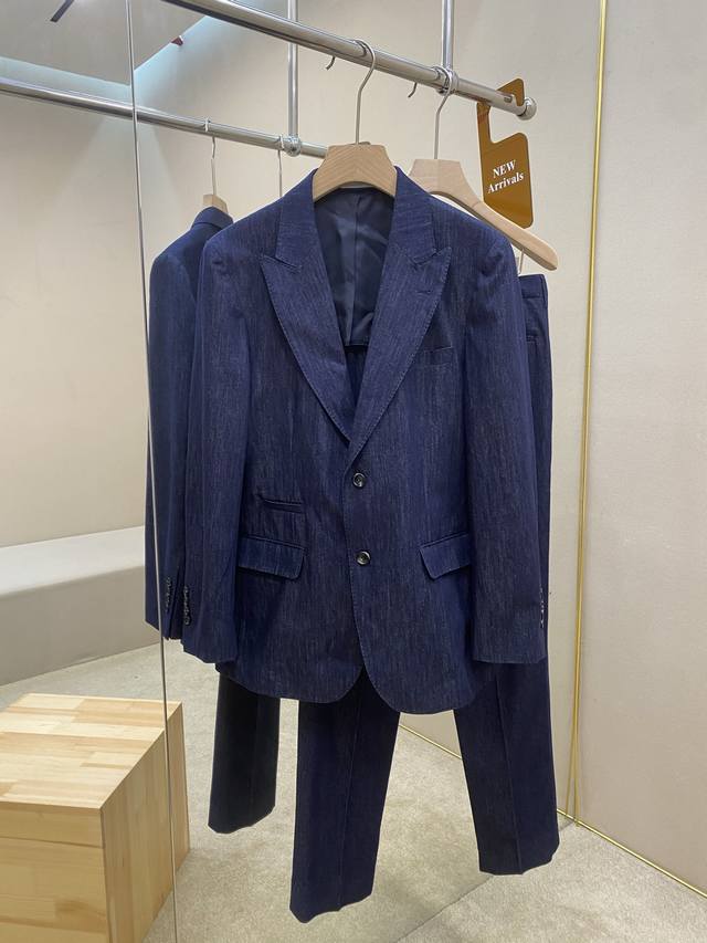 is featuring a new denim blue suit from BC. Made from 100% denim cotton, this su
