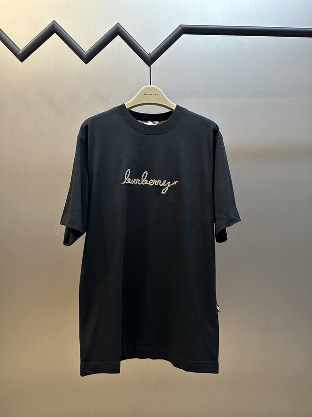 Burberry hemp rope warhorse embroidered short sleeve Size: Xs S M L