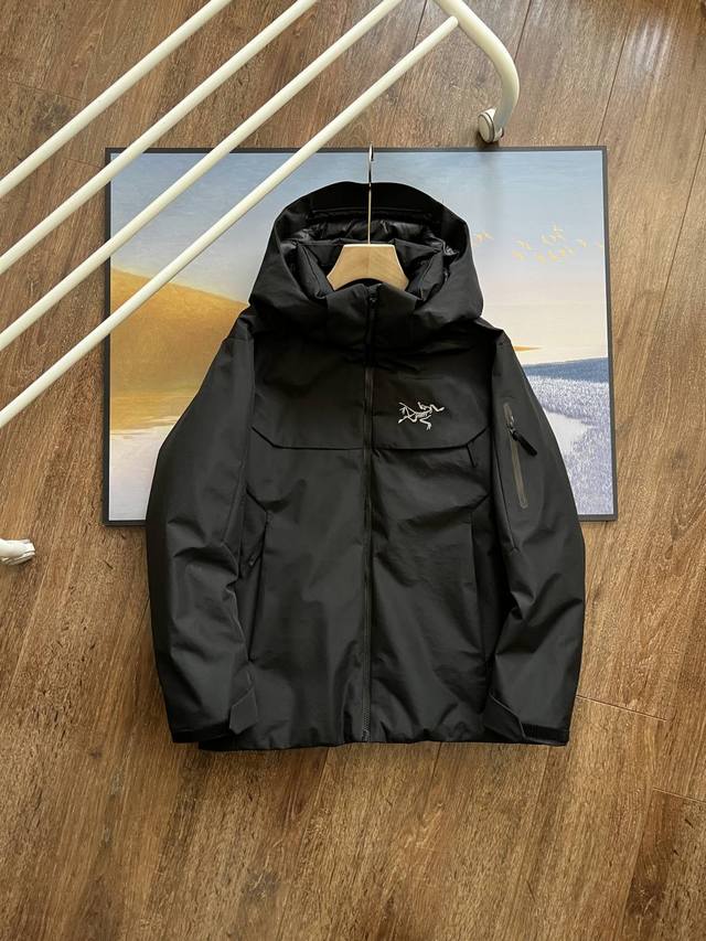 Arc'teryx Macai Jacket Winter Men's Hooded Down Jacket, Classic Grocery Style, W