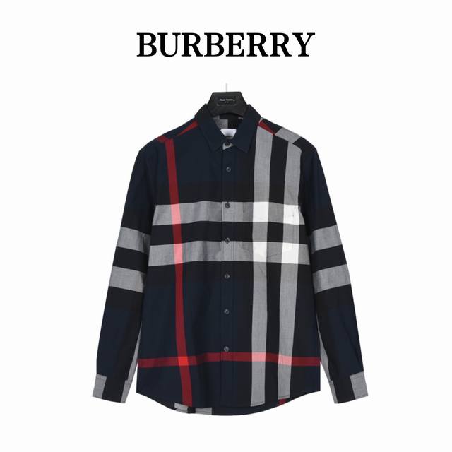 Burberry classic large check shirt customized original version consistent 20s co
