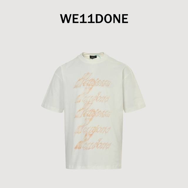 Well Done25Ss new spring/summer model with flame barrage logo and letter print s