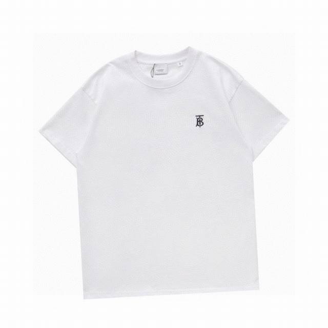 Burberry summer new classic small Tb embroidered round neck short-sleeved T-shir