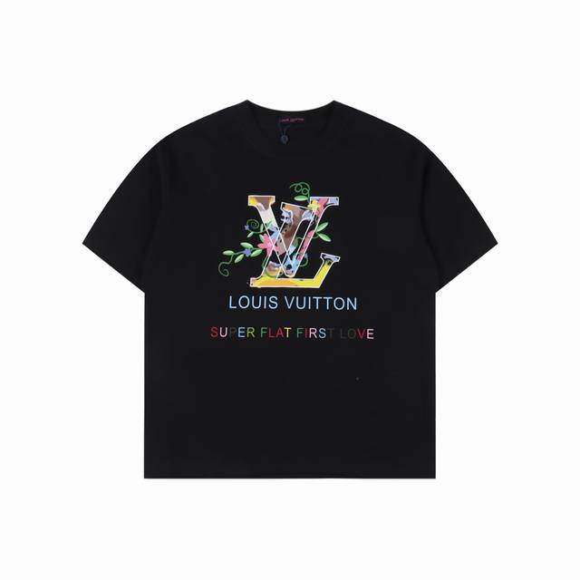 Louis Vuitton Lv 25Ss Floral Short-Sleeve T-shirt is made from custom 260g 32 co