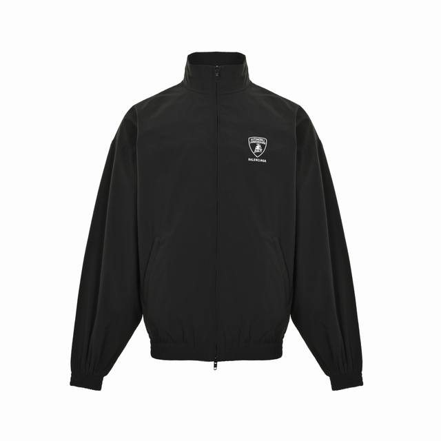 Balenciaga Lamborghini co-branded embroidered jacket, custom polyester fabric, i