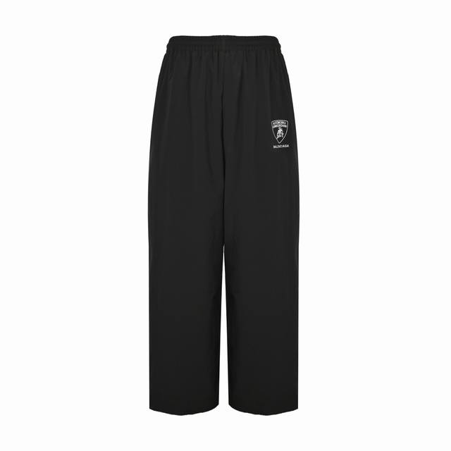 Balenciaga 25Fw Lamborghini embroidered trousers. This collaboration combines Pa