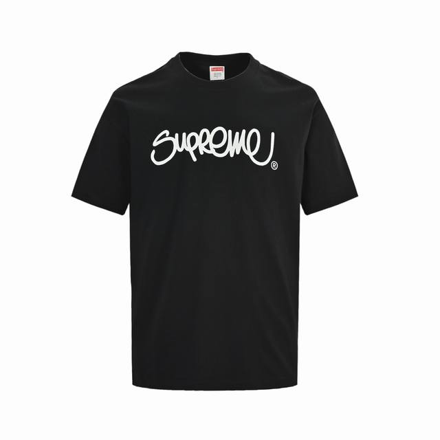 Supreme Week 19 Handstyle Tee Line Cursive Letters Graffiti Short Sleeve Size: S