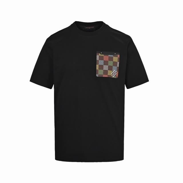 Louis Vuitton 25Ss Checkerboard Leather Label Pocket Short Sleeve Custom Made. M