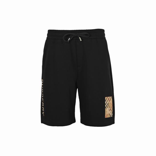 Burberry 25Ss Warhorse Patch Laminated Letter Shorts. These Burberry shorts are